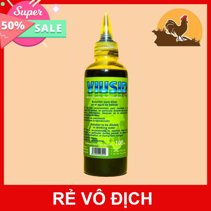 Úm gà con viusid kháng virus chai 100ml