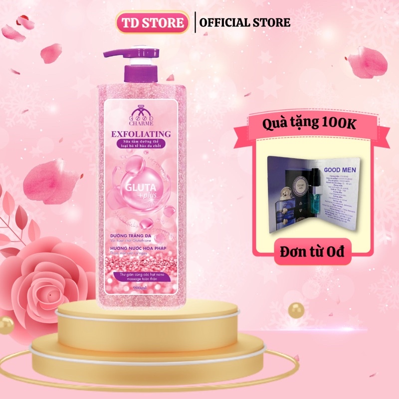Sữa tắm nữ goodcharmee exfolating 900ml