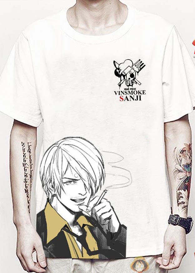 [HCM]Áo thun Sanji Chân Đen Siêu Chất - Áo Phông One Piece Hải Tặc SANJI