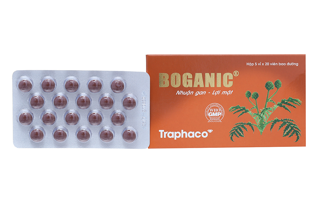 bổ gan BOGANIC của Traphaco (hộp 100 viên nén bao phim)