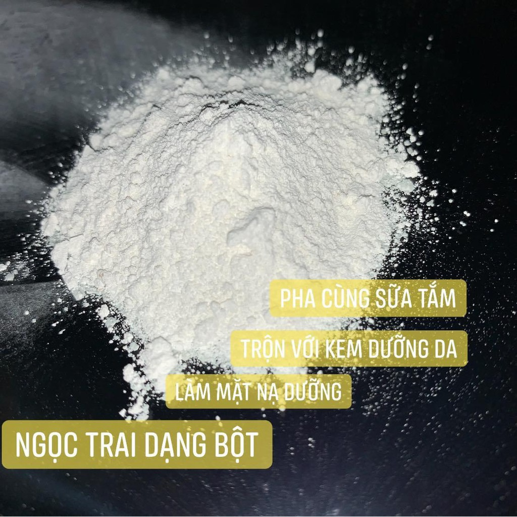 500gr Bột Ngọc Trai (Ánh xà cừ, Nghiền Nguyên Hạt)