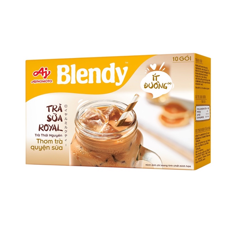 Trà sữa Blendy (hộp 170g/10 gói): Trà sữa Royal