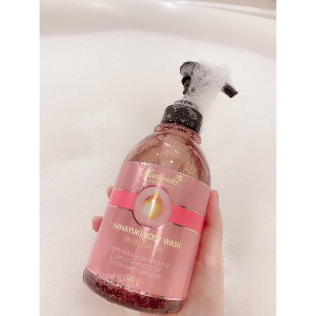sữa tắm hanayuki 500ml.