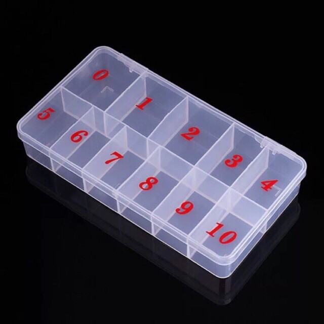Hộp đựng móng giả size lớn 11 ô đựng 1000 móng