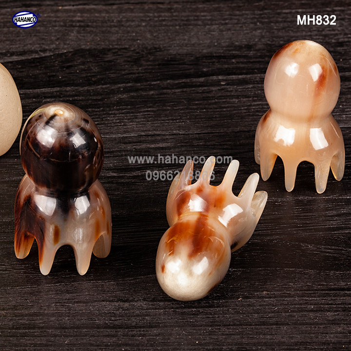 Bạch tuộc Massage đầu, bằng sừng mát xa giúp lưu thông máu - MH832 - HAHANCO