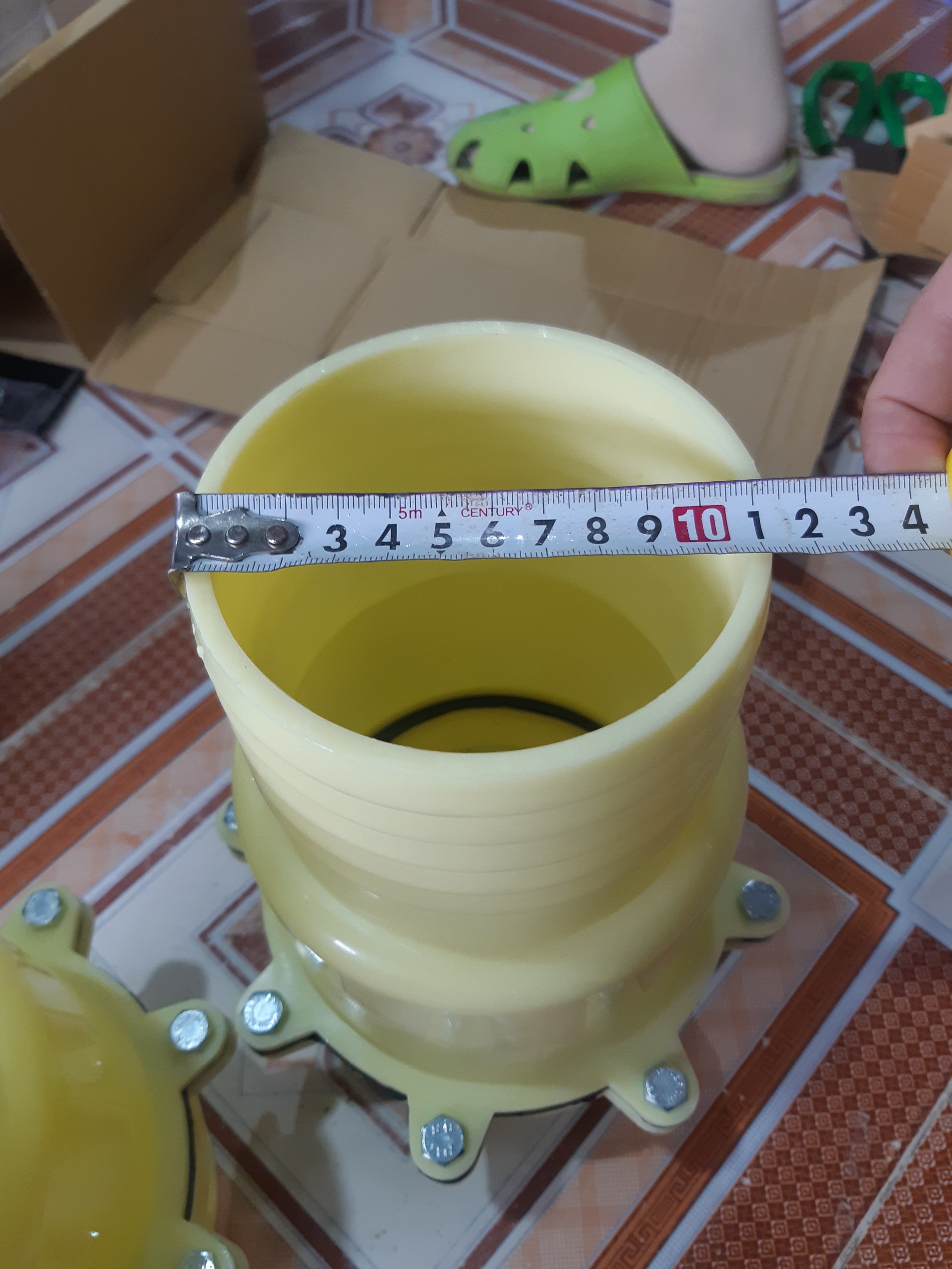 Luppe Máy Bơm Nước nhựa (Rọ Lọc Rọ Bơm Giỏ Hút Nước) phi 90 và phi 114
