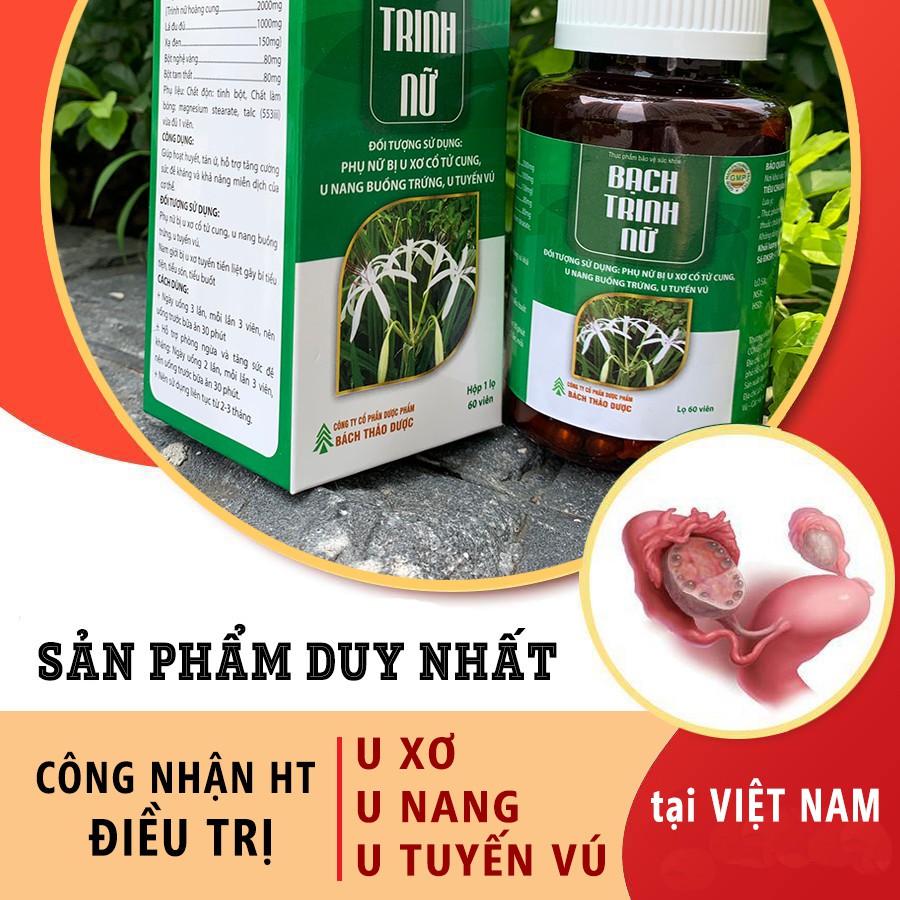 duy nhất tại Việt Nam được BYT công nhận hỗ trợ u nang buồng trứng