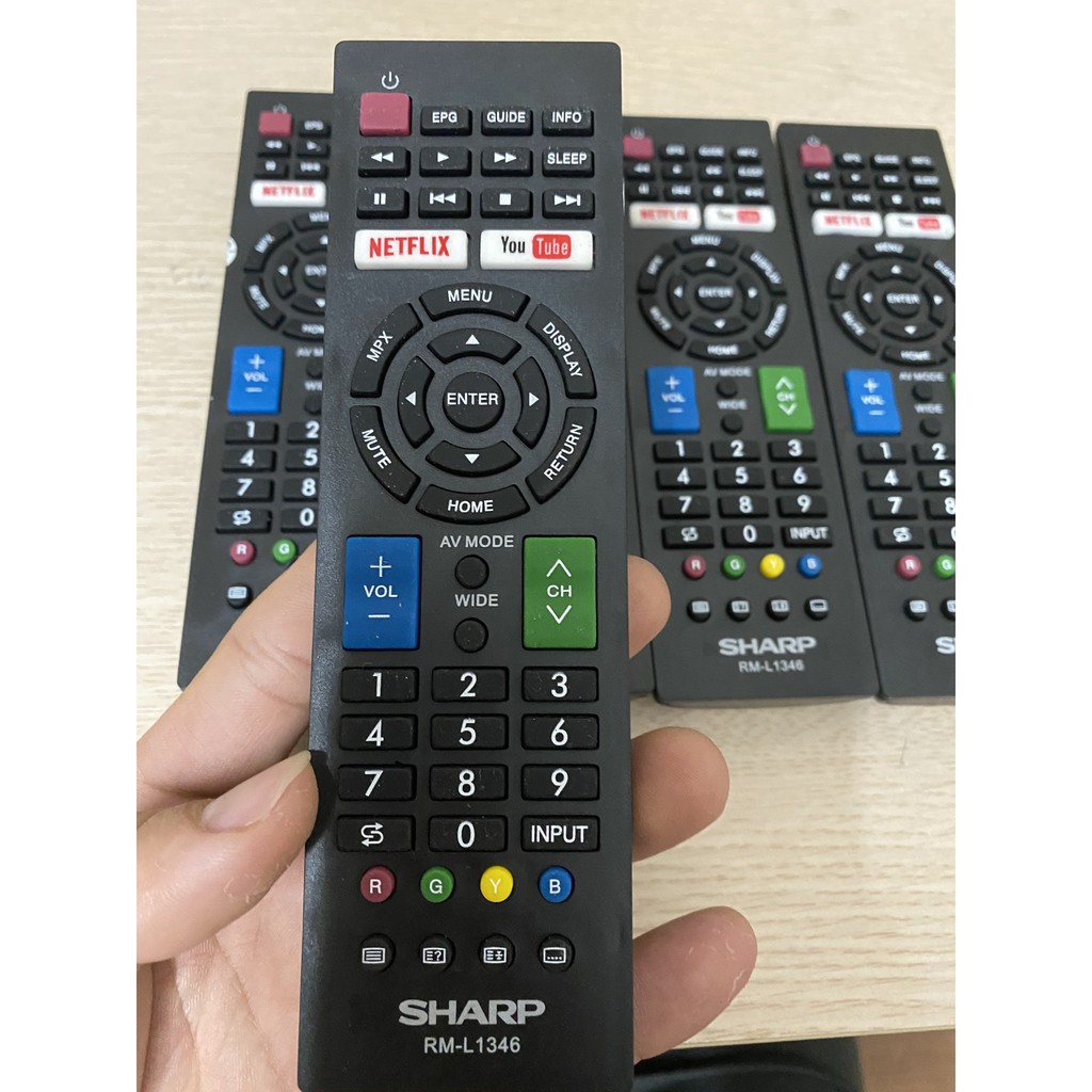 Remote/điều khiển SMART TV SHARP 1346 _[Cam kết chất lượng BH 12 tháng]