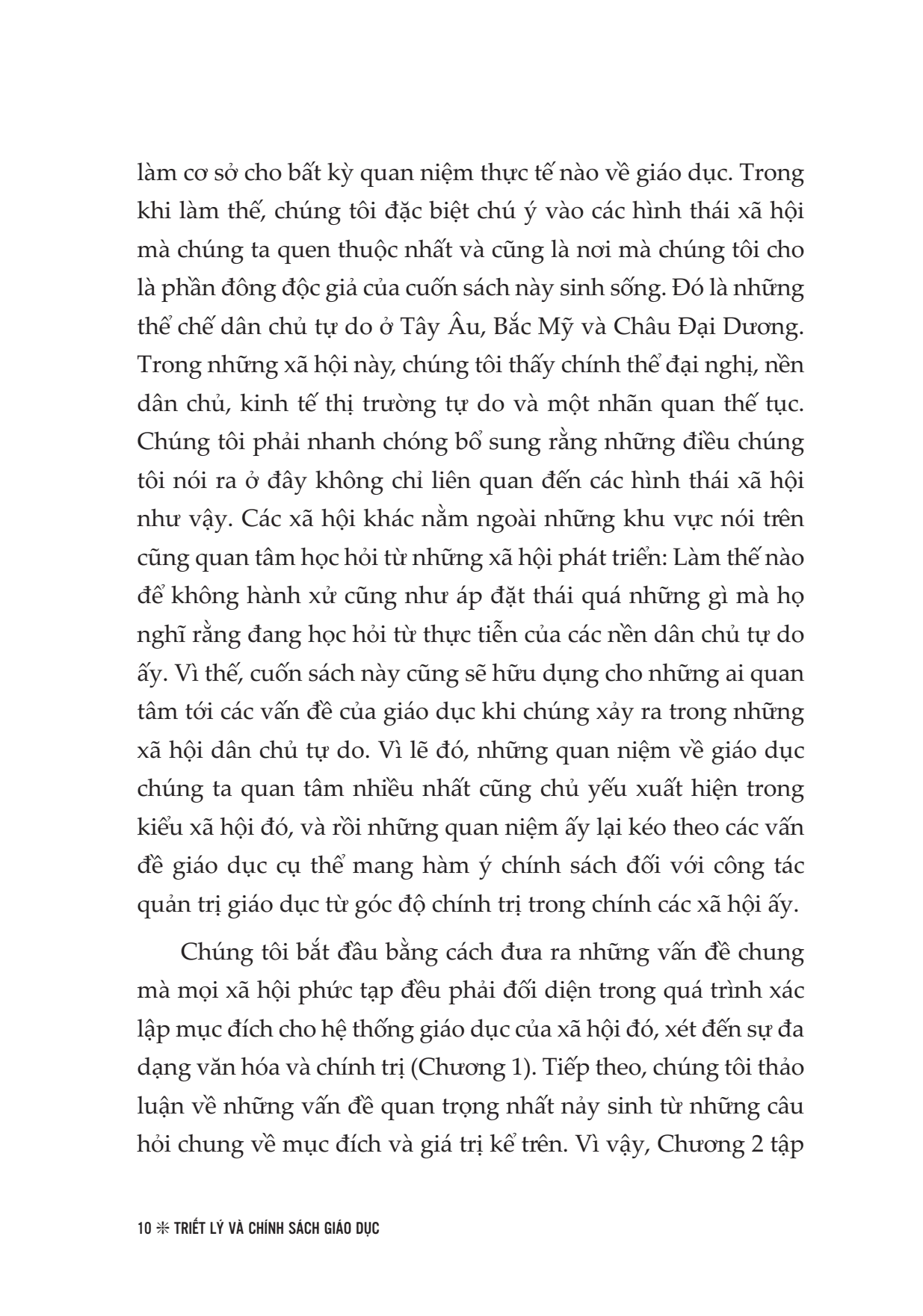 Sách Triết lý và chính sách giáo dục