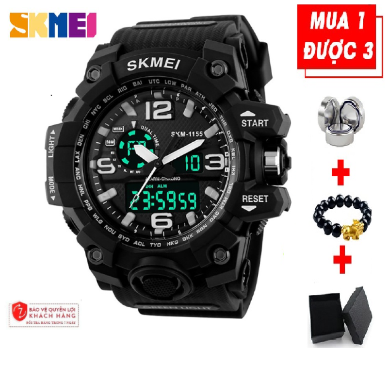 Đồng hồ nam điện tử SKMEI 1155 thời trang dáng thể thao