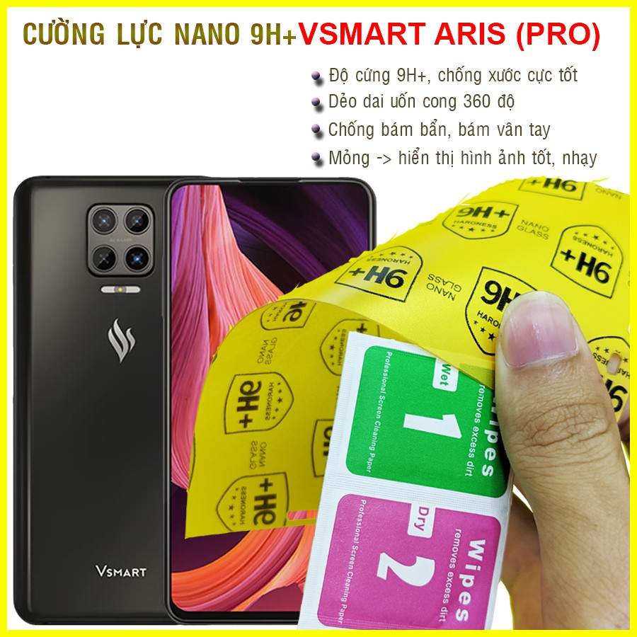 Dán cường lực dẻo nano Vsmart Aris