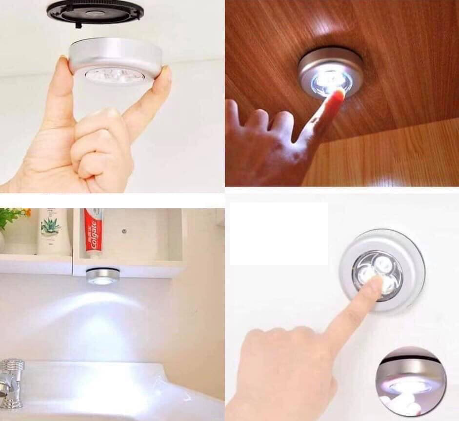 [HCM]Combo 3 bóng đèn led dán tường
