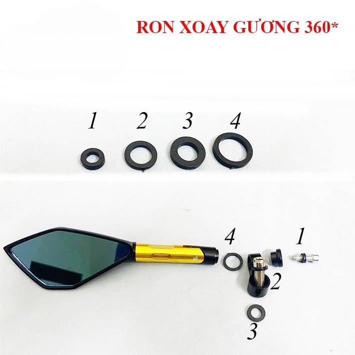 Bộ ron kính chế xoay 360 độ