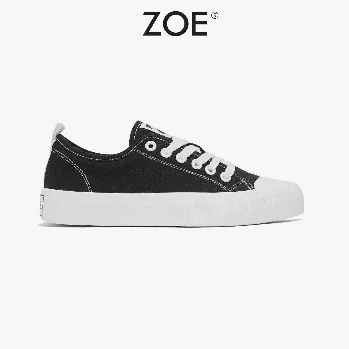 Giày Thể Thao Đen Lowtop Zoe (Giày Sneaker Đen - LT001) |  Zoe Official