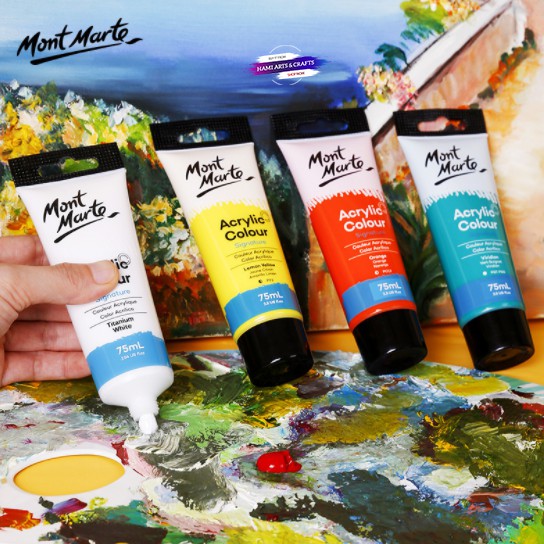 Màu Acrylic Studio Mont Marte Dạng Tuýp 75ml