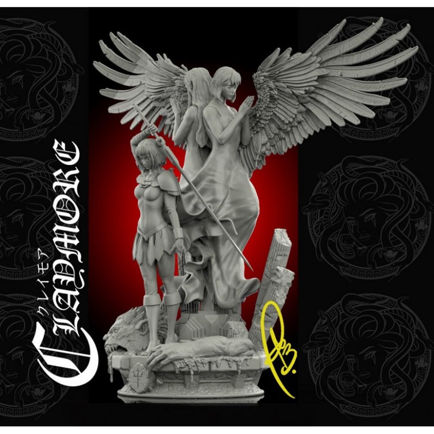 File in 3D Claymore Clare - Manga