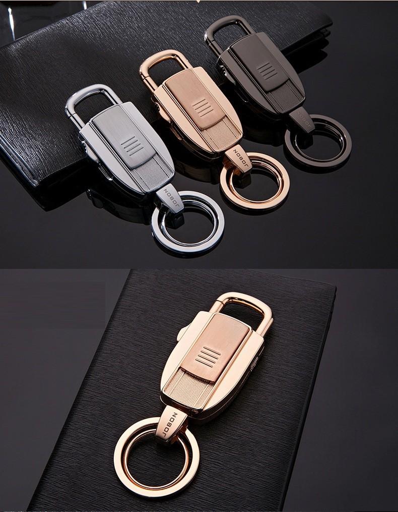 Móc Khóa kiêm bật lửa Móc Chìa Khóa Jobon Key Chains ZB-8755-3 Có Quẹt Lửa
