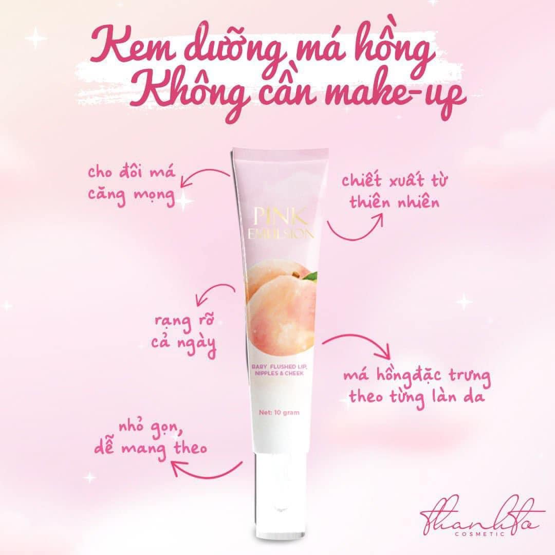 Kem Dưỡng Má Hồng-Môi Pink Thanh Tô Emulsion