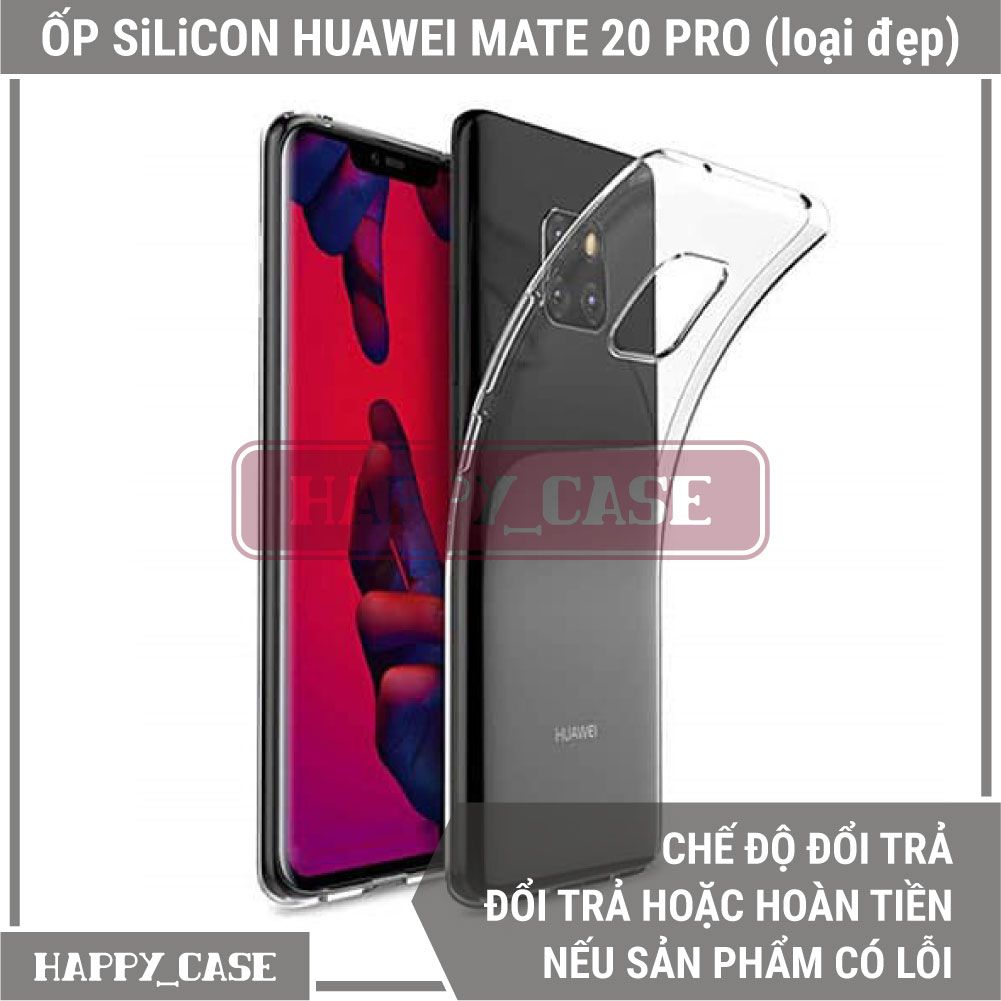 Ốp Lưng Điện Thoại Huawei Mate 20 Pro (Loại Đẹp) Thin Transparent Silicon