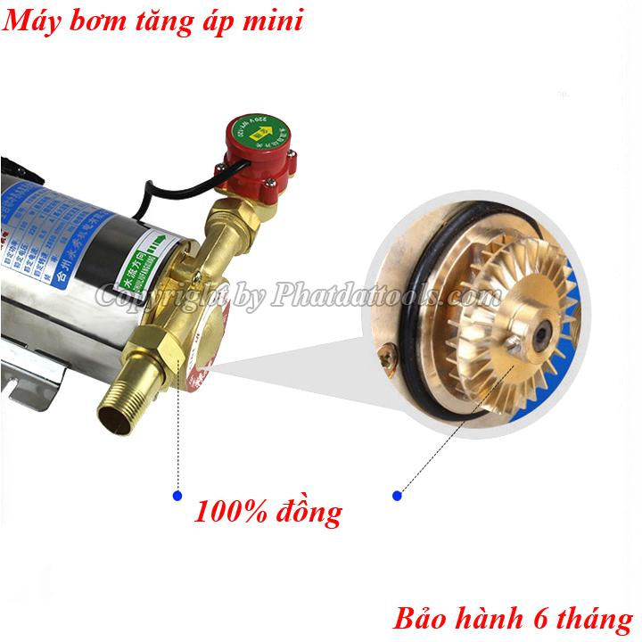 Máy Bơm Tăng Áp Đóng NgắtTự Động -Tăng Áp Cho Máy Giặt, Sen Vòi, Bình Nóng Lạnh,Thiết Bị Vệ Sinh