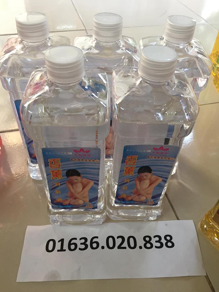 Tinh dầu massage body chai nhỏ 550ml