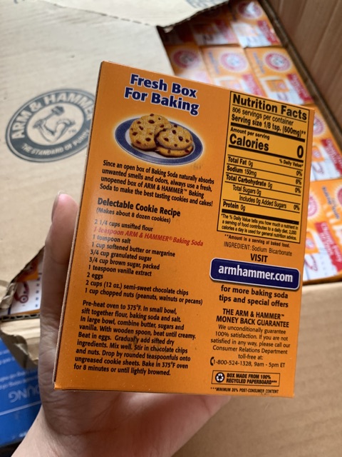 BỘT BAKING SODA HỘP 454gram