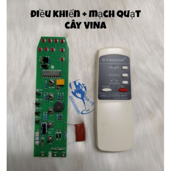 Bảng giá Bộ điều khiển + bo mạch quạt cây Vinawind hàng đẹp. Bảo hành 1 tháng