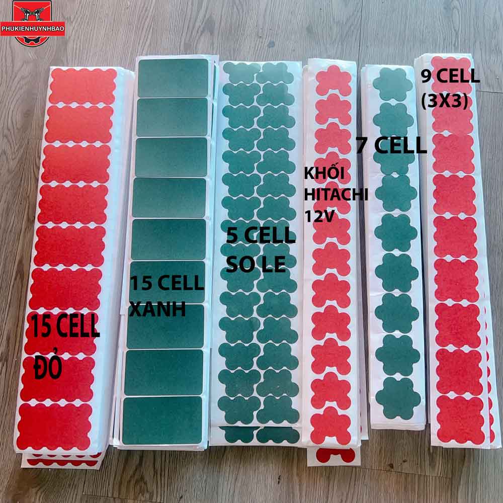 Giấy dán bảo vệ cell pin - Khối Pin 18650 các hãng