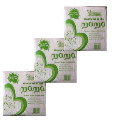 Combo 5 khăn giấy khô đa năng cao cấp Mama 600g ( 600 tờ)