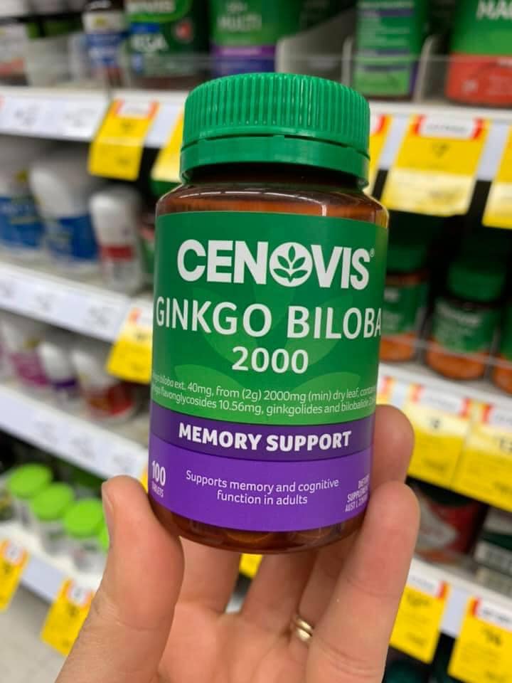 bổ não Cenovis Ginkgo Biloba 2000