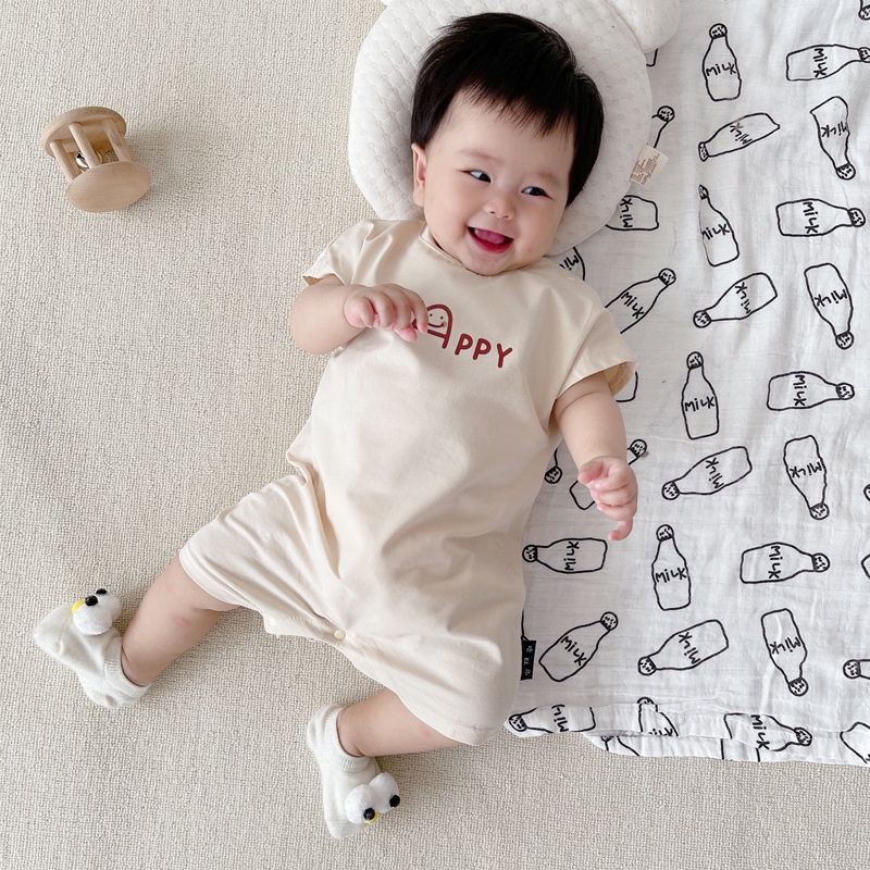 Body đùi cho bé hình thú siêu dễ thương, mẫu áo liền quần sơ sinh từ 3-12kg