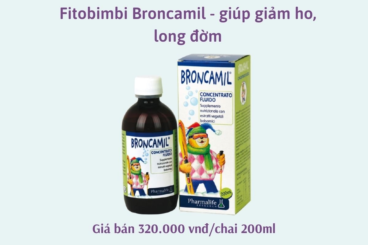 Siro giảm ho Brocamil Fitobimbi