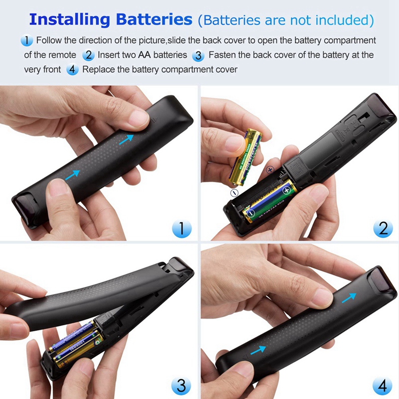 Universal for Samsung Smart TV Remote Control Replacement,Infrared Remote Control,with Netflix,Prime Video,Hulu Buttons