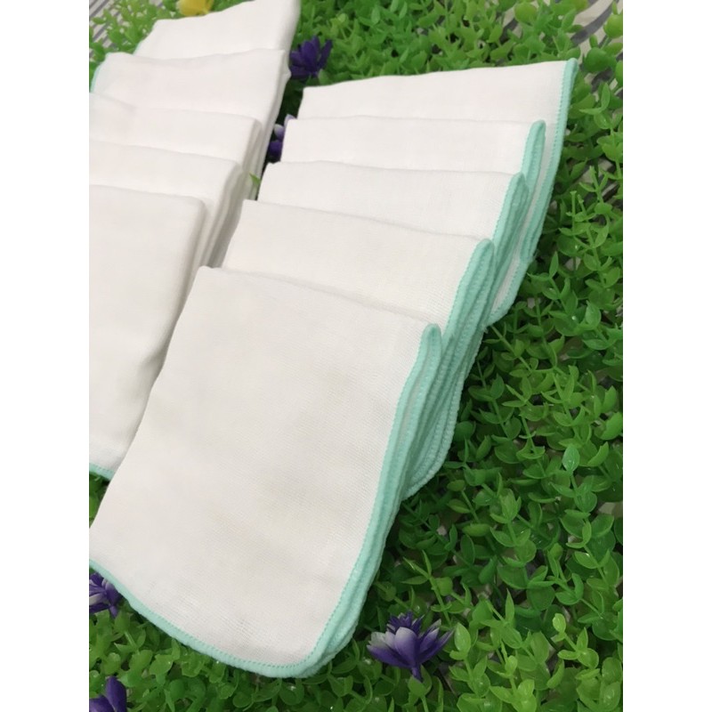 [HCM]10 Khăn sữa khăn xô 4 lớp cho bé sơ sinh