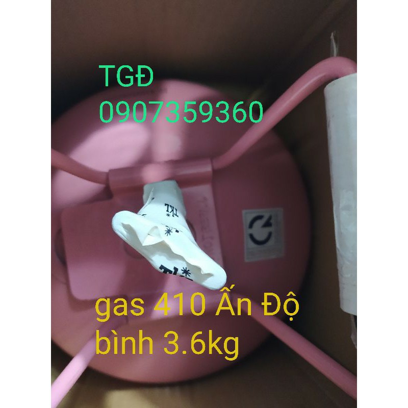 Gas lạnh 410a Ấn Độ bình 3.6kg