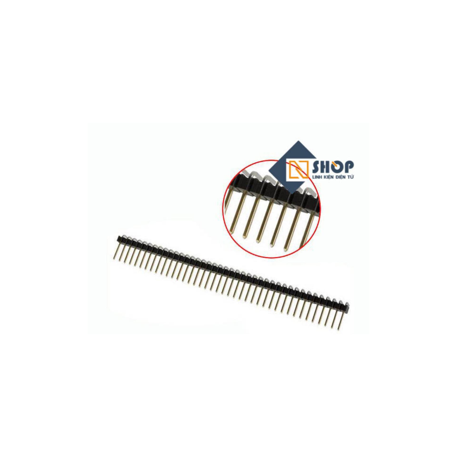 10 Hàng rào đực 1x40pin chân cong (loại thường)