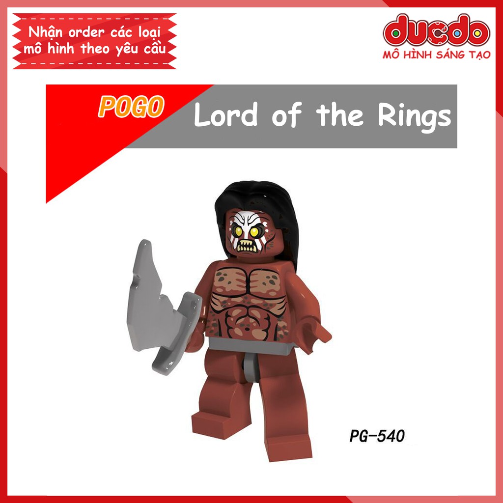 Minifigures nhân vật phim Chúa Tể Những Chiếc Nhẫn tuyệt đẹp - Đồ chơi Lắp ghép Xếp hình Mô hình Mini POGO PG 8149