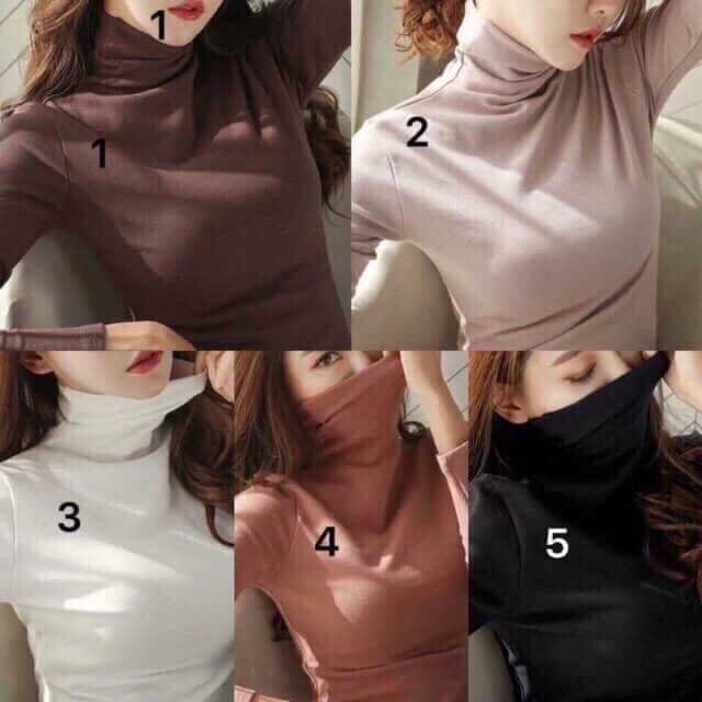 1 áo giữ nhiệt  Nam,Nữ cổ cao 5cm