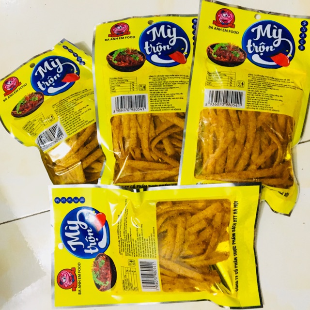 10 GÓI SNACK MÌ TRỘN CAY NGON