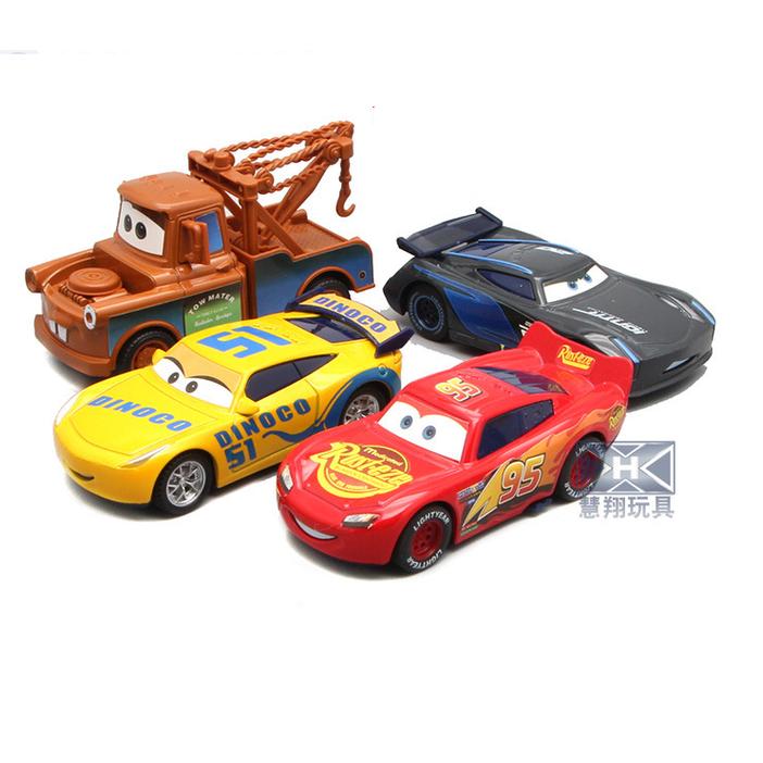 Bộ 4 xe ô tô mini Lightning Mc Queen car 3 bằng kim loại đồ chơi trẻ em