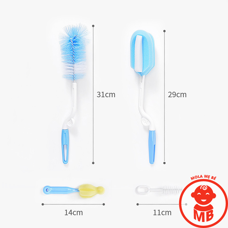 Cọ bình sữa 4 chi tiết cho bé