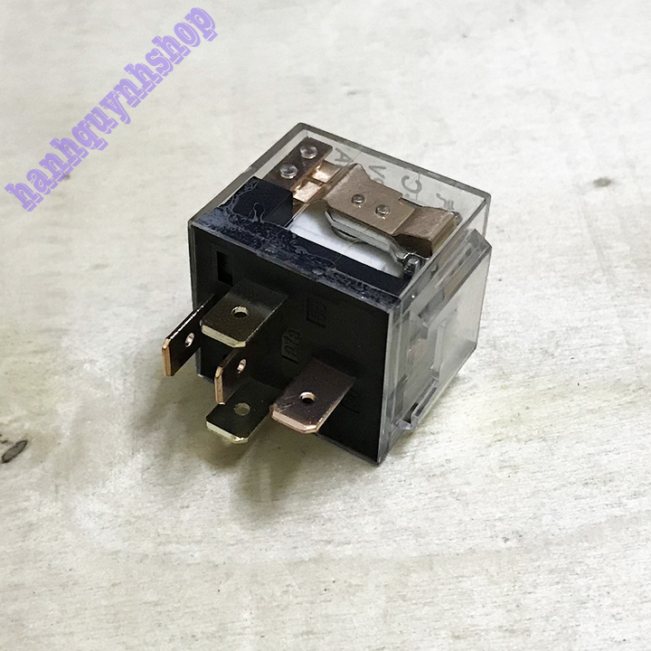 Rơ Le 5 Chân 12V 100A Nhựa Trong