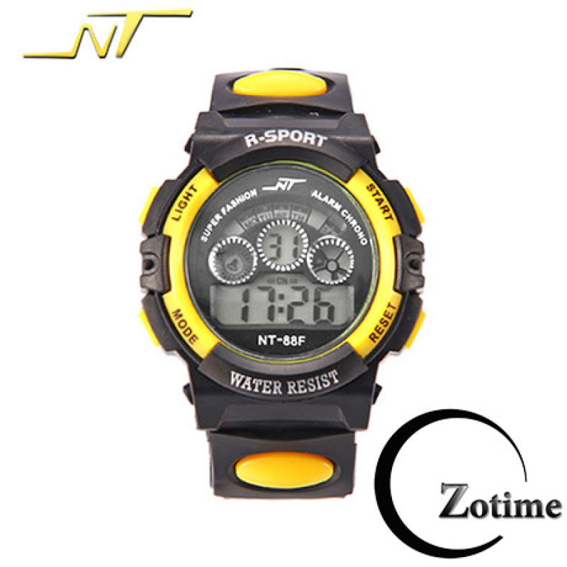 Đồng hồ điện tử thể thao nam nữ đẹp viền màu thời trang ZO12