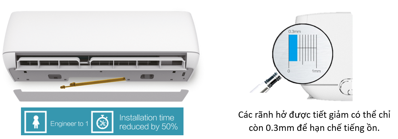 [GIAO TẠI HCM] - Điều Hòa Casper 18000Btu 1 Chiều SC-18FS33