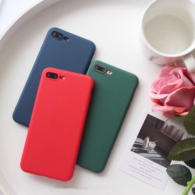 ỐP ĐIỆN THOẠI TRƠN DẺO IPHONE - NHIỀU MÀU