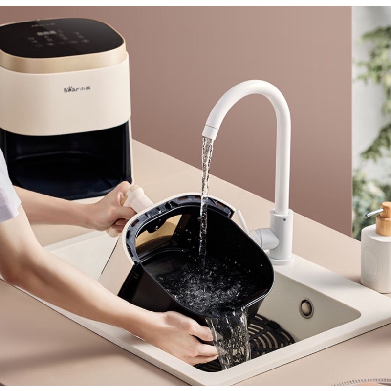 NỒI CHIÊN KHÔNG DẦU BEAR 5.0L - MẪU MỚI