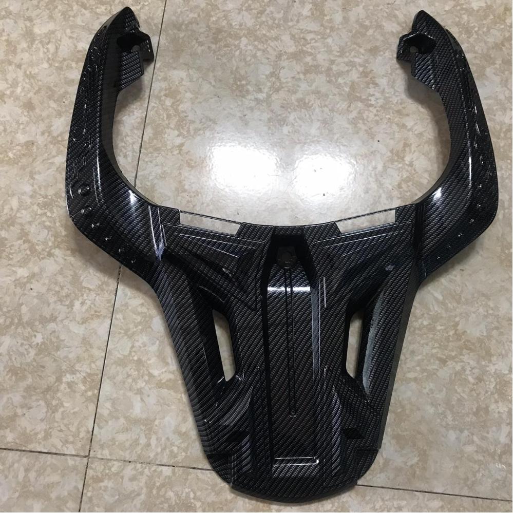 Ốp Cảng Sau Cho Xe Sh 2017-2019 Cao Cấp SUPERMARKET QUỐC BẢO ( TRẮNG CROM & ĐEN CARBON )