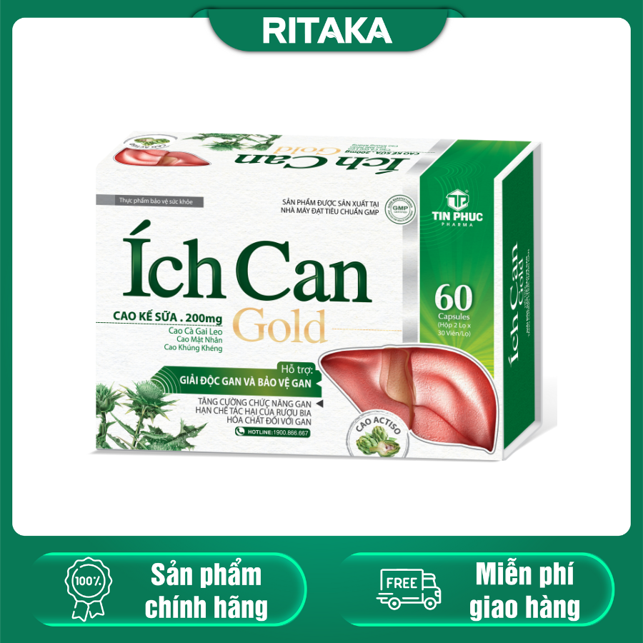 ÍCH CAN - Hỗ trợ giải độc và mát gan