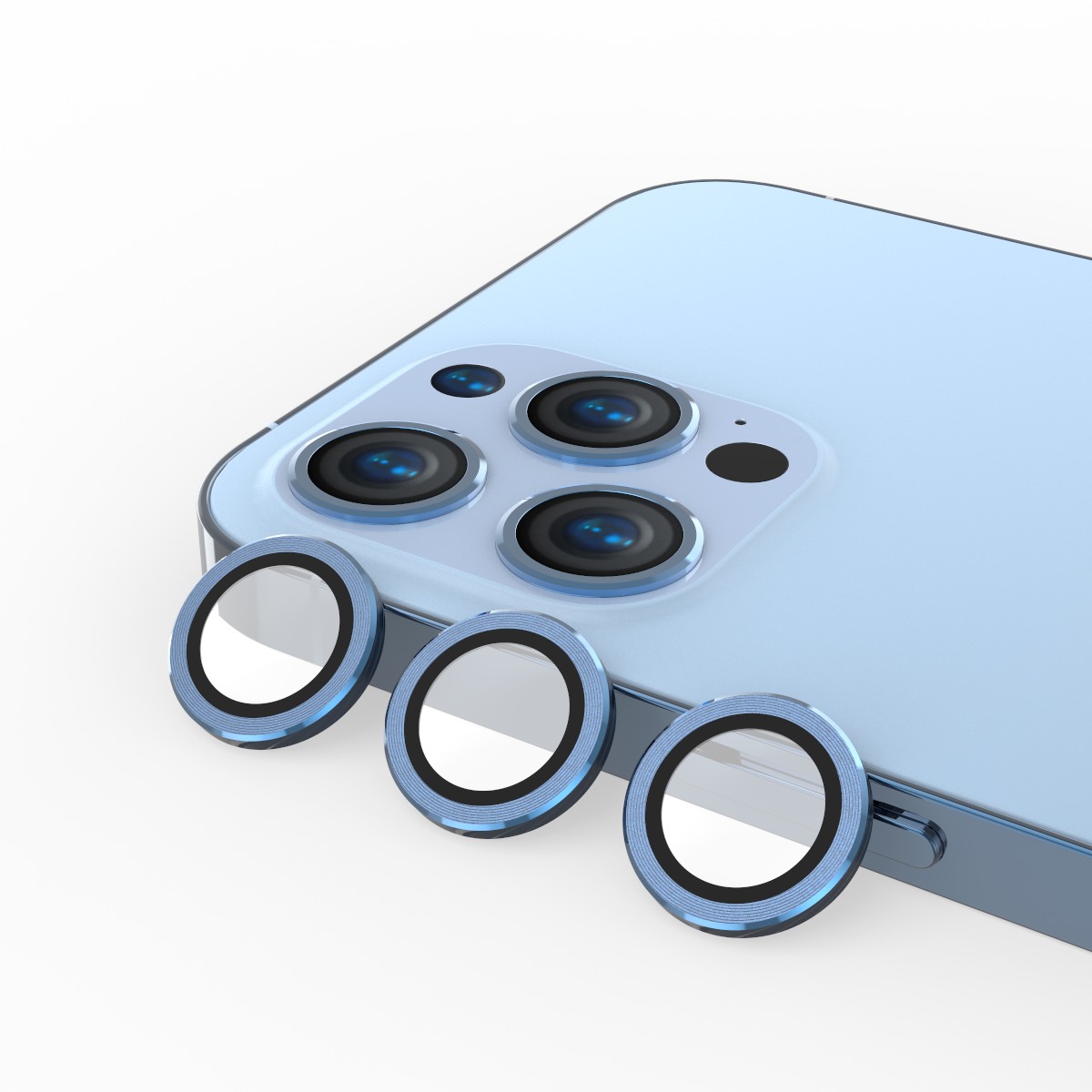 Vòng bảo vệ camera iPhone 13 Pro/ 13 Pro Max bảo vệ camera( vòng kim loại) cao cấp