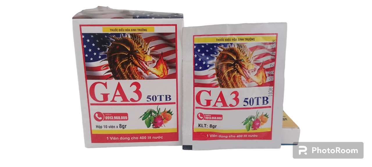 GA3 Phân bón kích thích sinh trưởng Gibber 20% 10gr